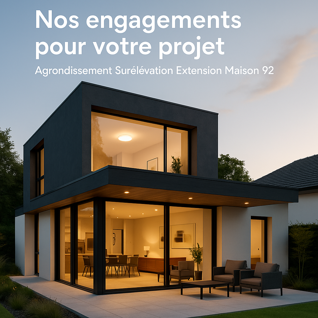 Nos engagements pour votre projet